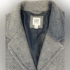 Gap Kids Girls XL Gray Pea Coat